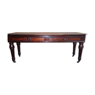 Mahogany console