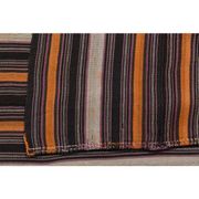Vintage Turkish Hand-Knotted Wool Cotton Brown Kilim Area Rug 167x255