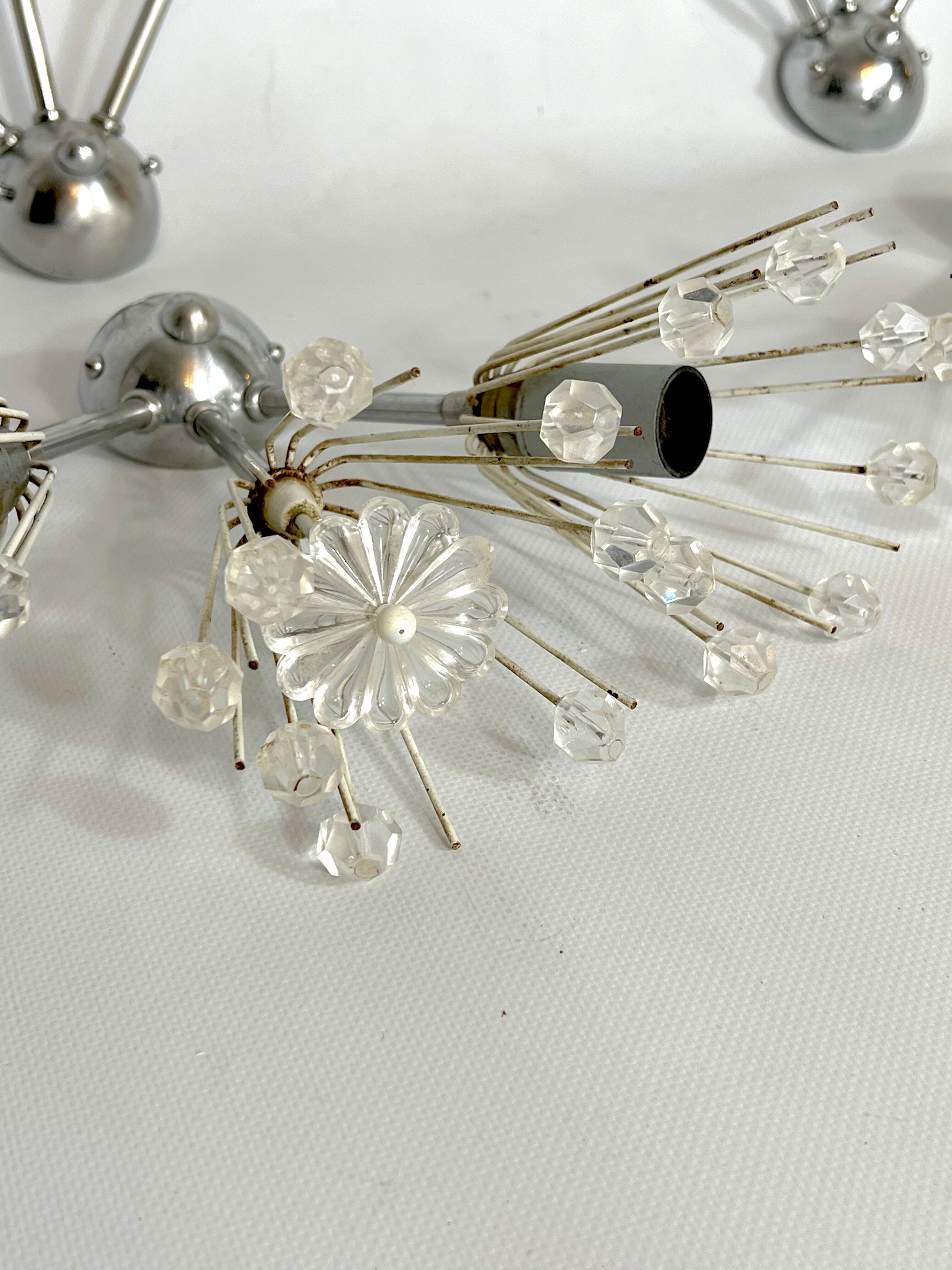Ensemble de six appliques Emil Stejnar des années 60