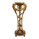 Antique gilded bronze and porcelain tripod, France, 19th century