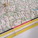 Map Shell Auvergne Cévennes 1959