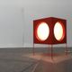 Cube Floor Lamp T-267 Swiss Space Age by Carl Moor for BAG Turgi, 1960s