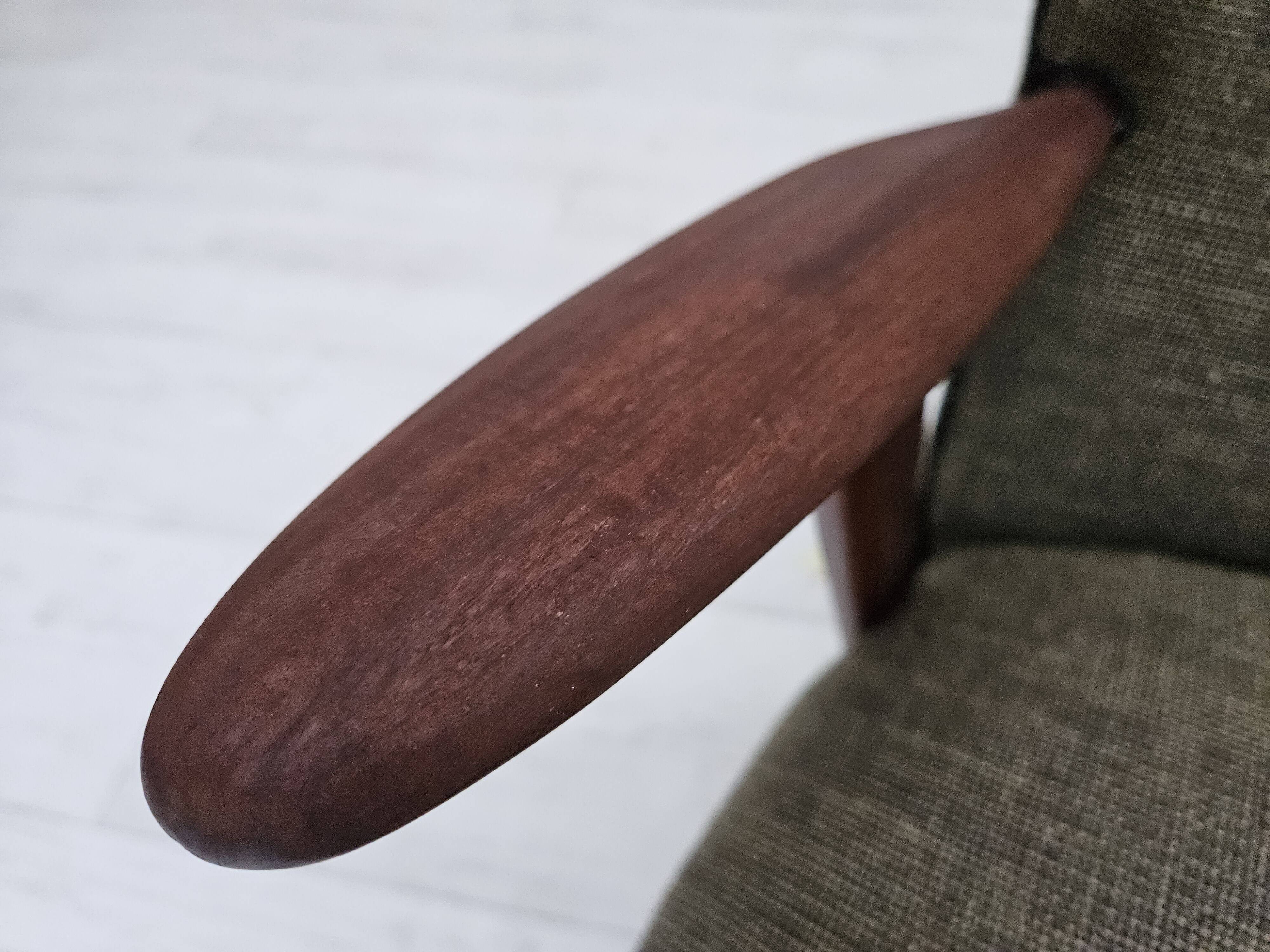 1960s, Danish design by Erhardsen & Andersen, armchair, original condition.