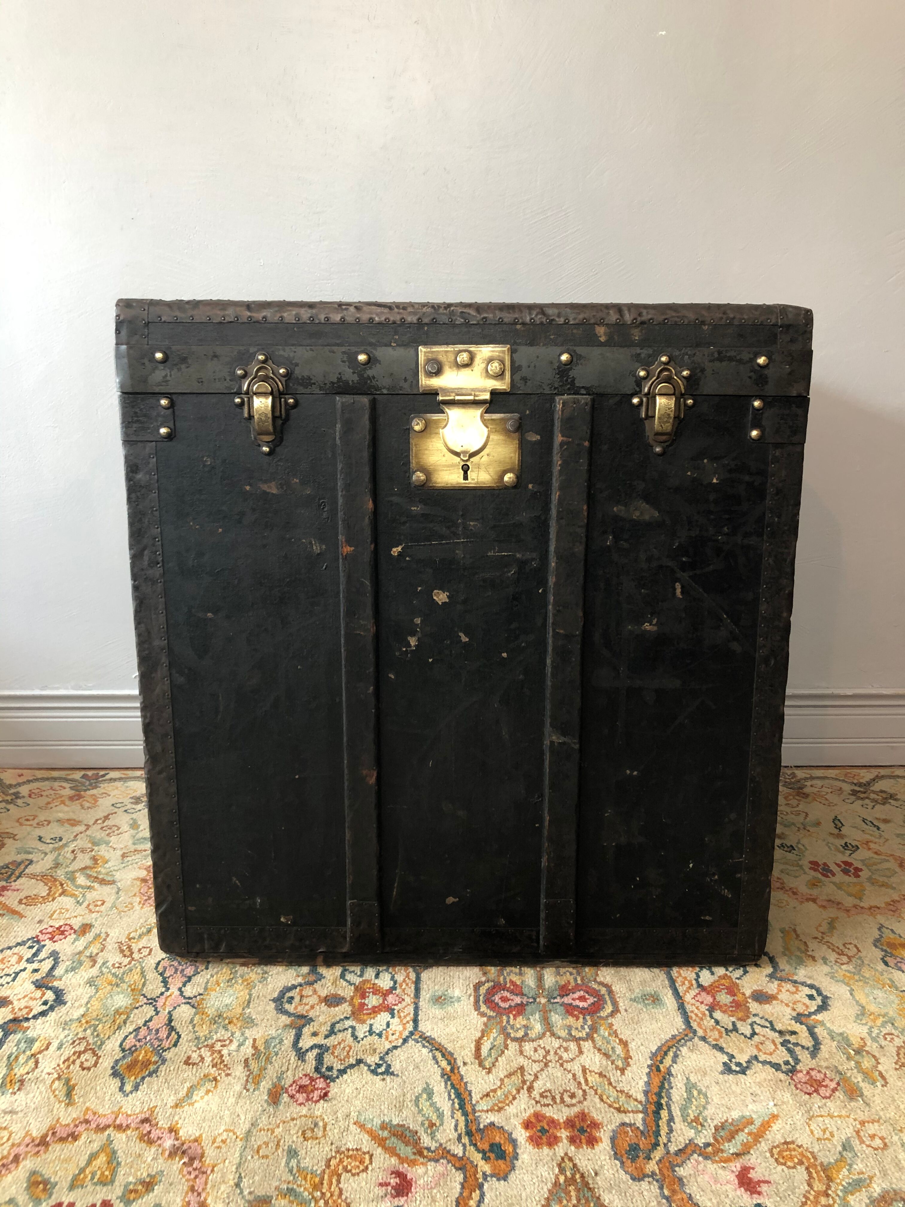 Ancient travel trunk