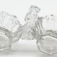 Vintage pressed glass salt shaker