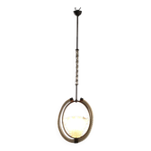 Vintage Murano glass chandelier, Italy, 1940s.