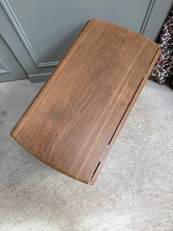 Table basse ovale à abattants (rénovée)