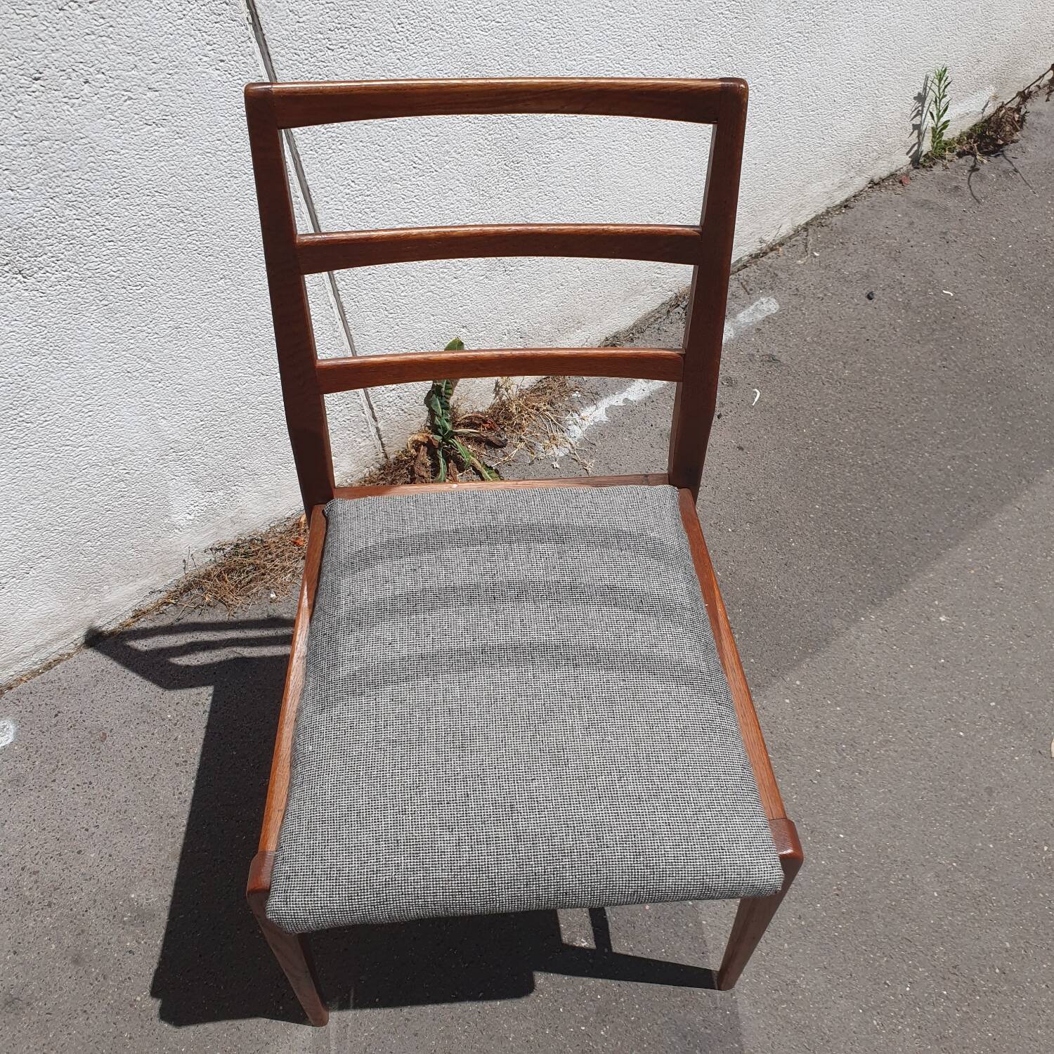 Paire de chaises en Teck africain