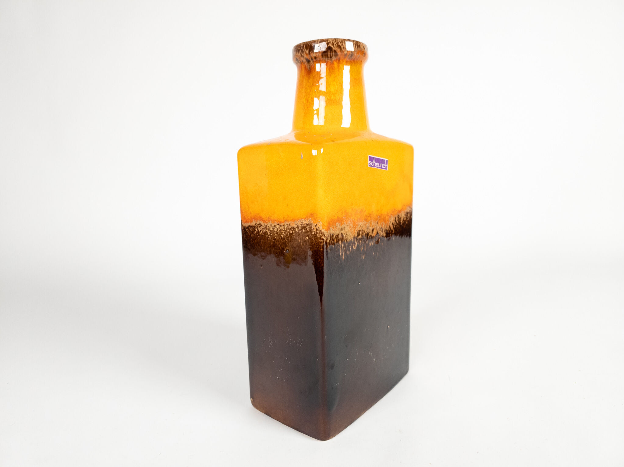 Block vase - model 281-30 - W-Germany - 70's, Scheurich keramik