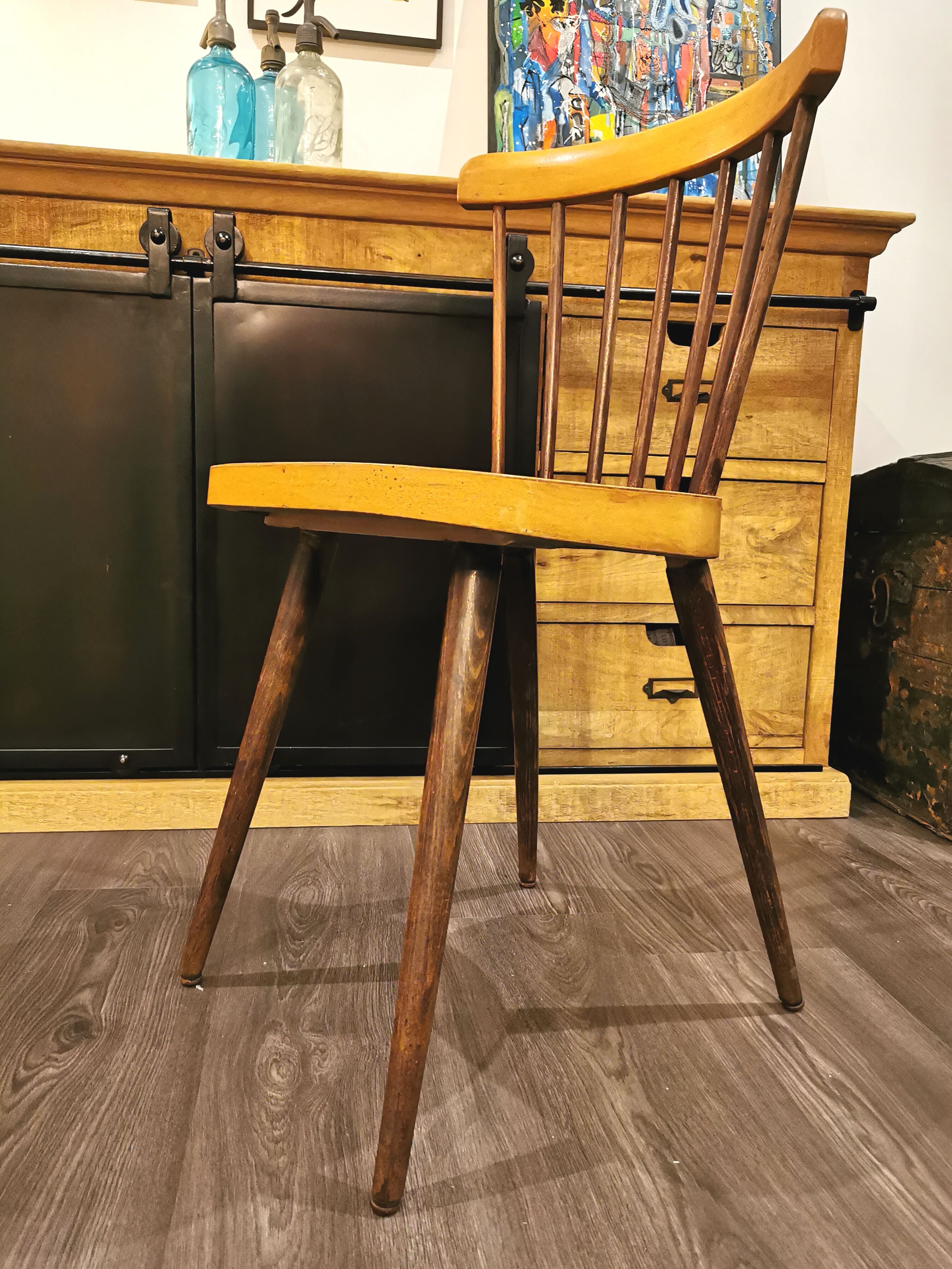 Series of 6 chairs bistro Baumann and Luterma