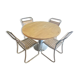 table en chêne et de 5 chaises en bois