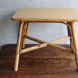Rattan coffee table
