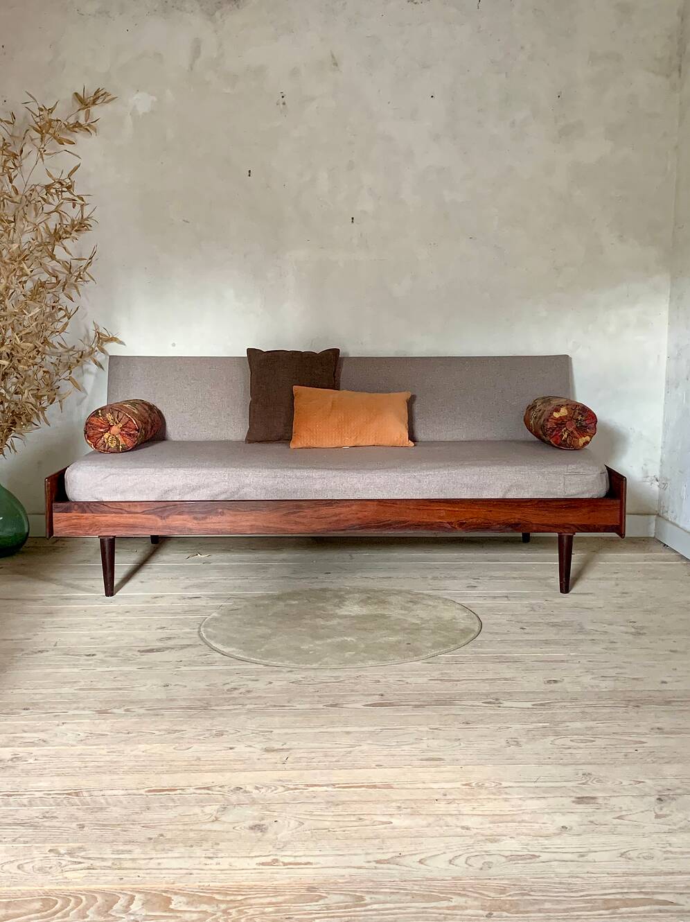 Daybed Scandinavian vintage rosewood sofa bed