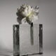 "Solifleur" Square Block Ice Glass Vase