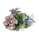 Flower candle holder in faience Old Capodimonte