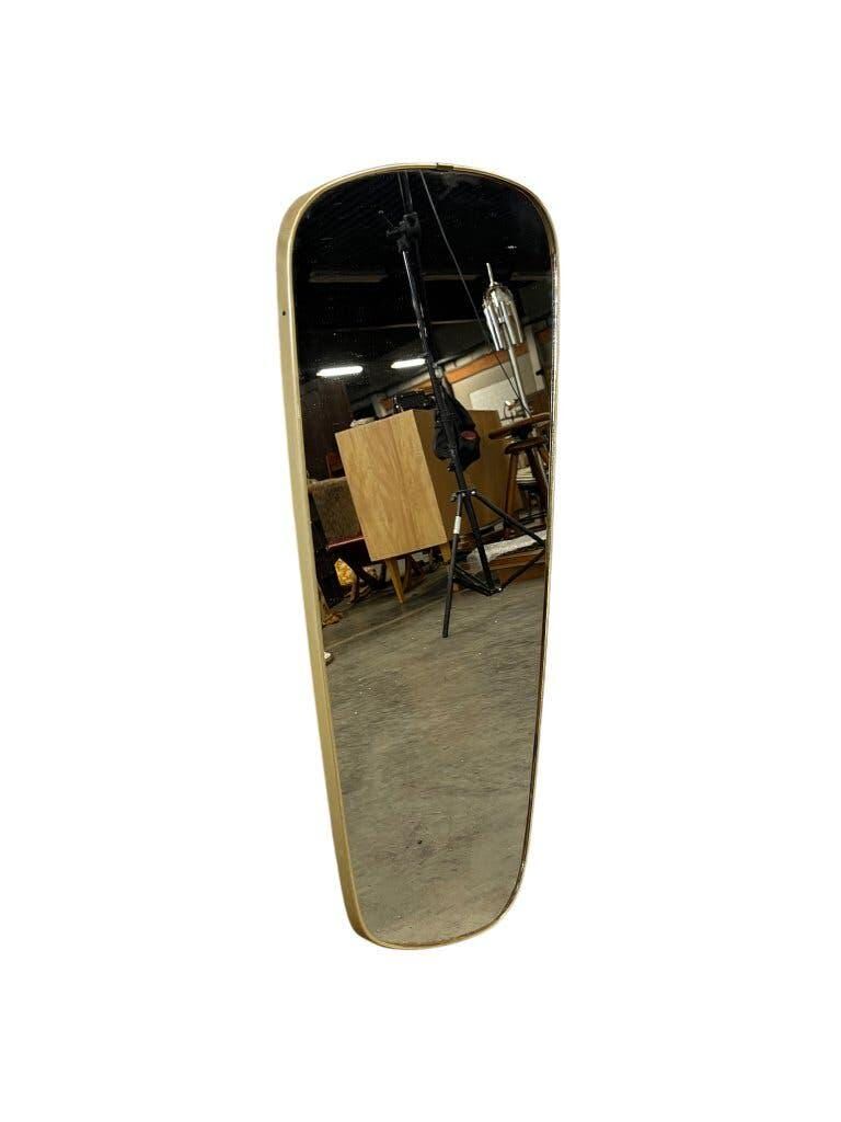 Vintage gold rockabilly wall mirror
