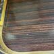 Vintage brass and formica tray 1950s
