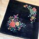 Antique Chinese carpet Art Deco handmade 94cm x 94cm 1920s