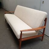 Grete jalk teak sofa for france & sons