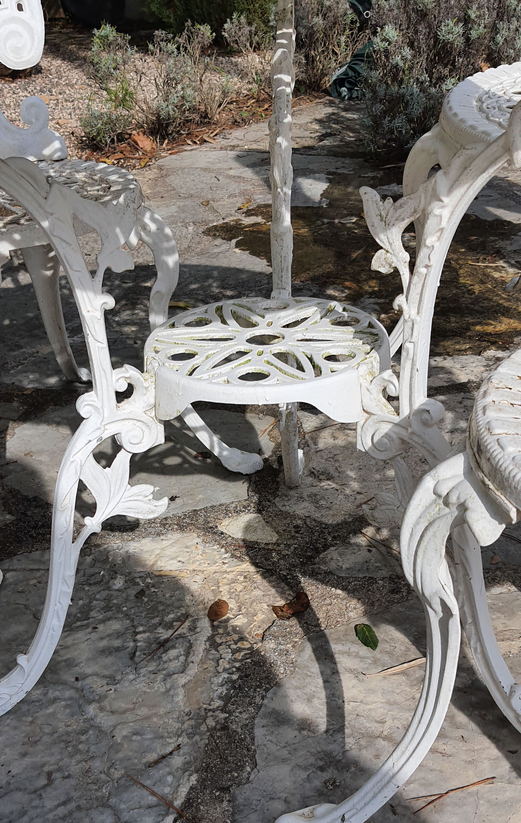 Cast iron garden furniture