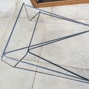 Table basse et haute tréteaux