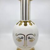 Vincent Darré X Monoprix carafe or vase in white and gold ceramic