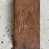 Mini Asian teak side stool blonde