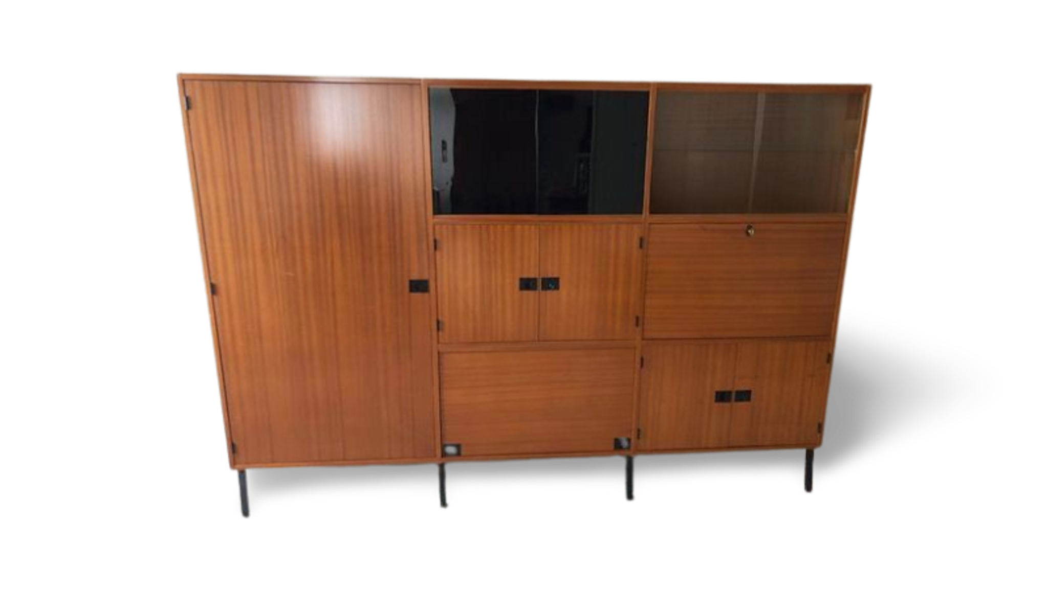 Armoire secrétaire teck rené de Jean-René Caillette