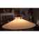 White opaline suspension with brass shock