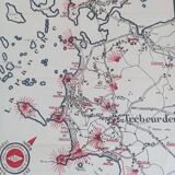 Tourist map of Trebeurden / Brittany