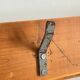 Portemanteau ecole en bois et acier vintage