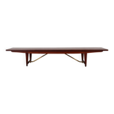 Teak lowboard, Danish design, 1980s, made in Denmark