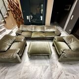 Sofa and footstool set
