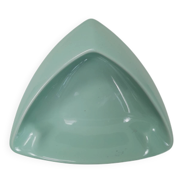 Beau cendrier vert eau années 50
