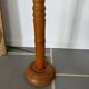 Modernist blond oak floor lamp