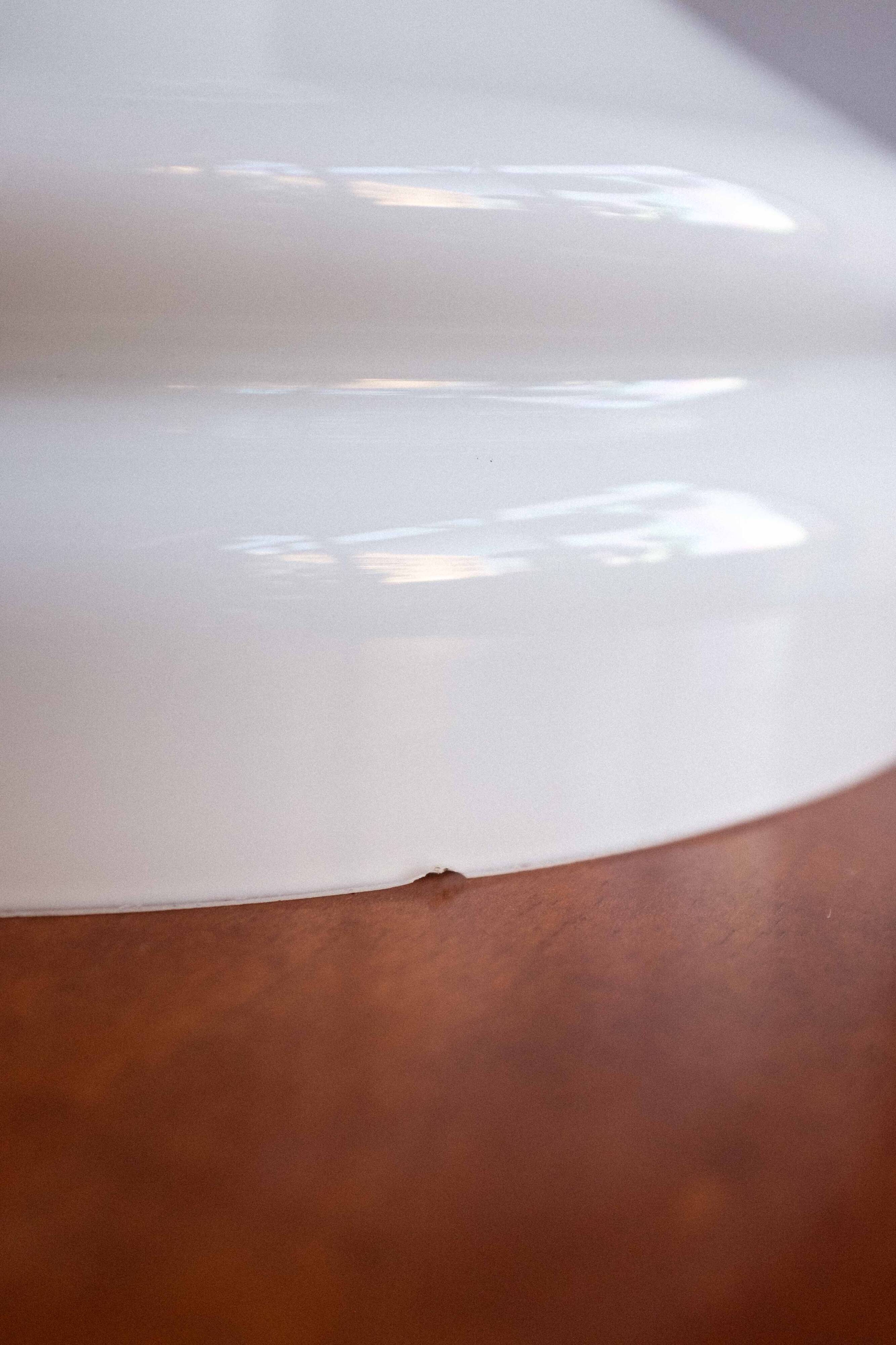 Vintage Czechoslovak Bishop Glass Lamp by Ivan Jakeš, 1970s