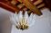 Venini's floral chandelier, murano glass leaves, Italy, 1970