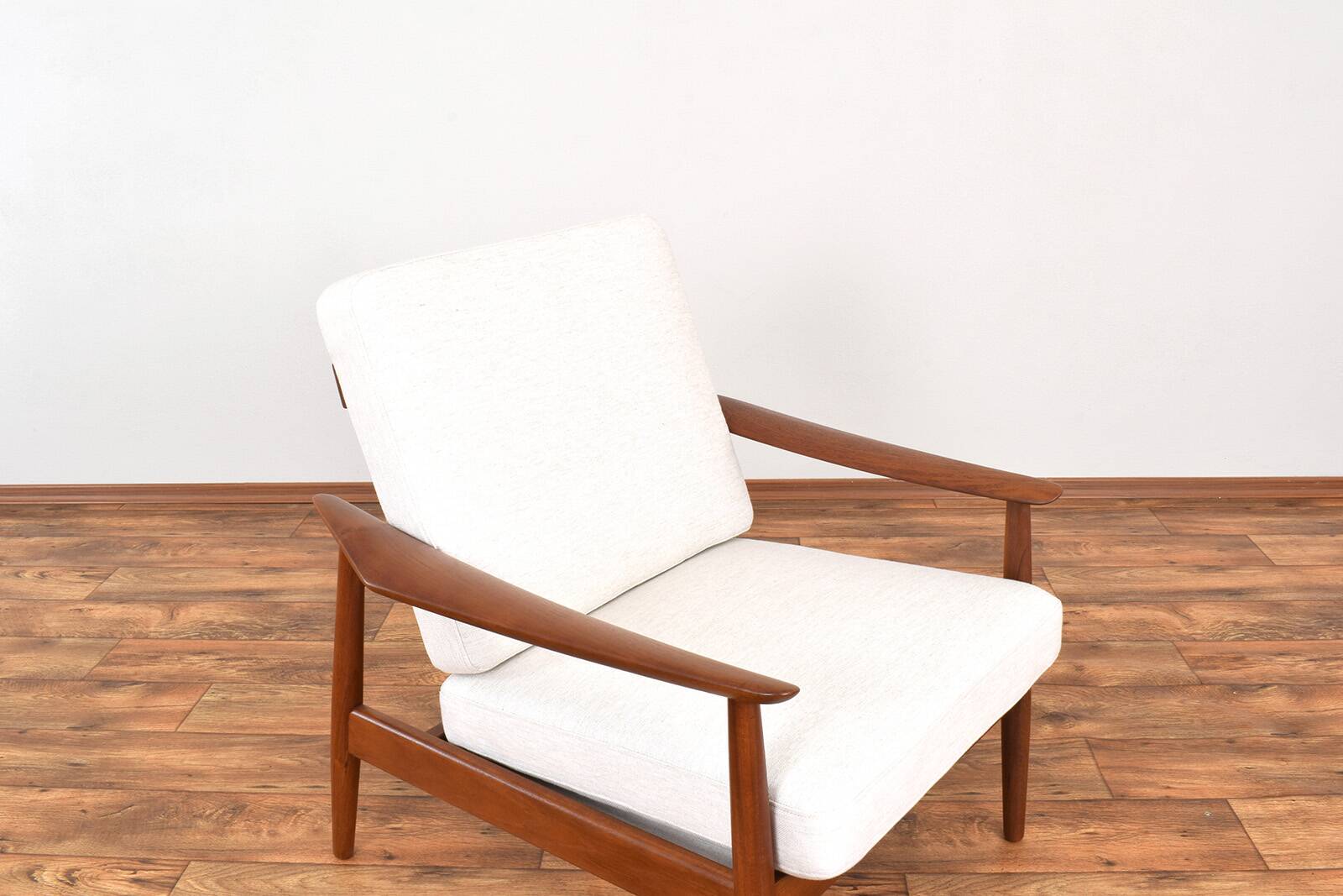 Mid-Century Danish Teak Armchair FD-164 by Arne Vodder for France & Son, 19