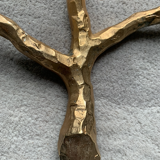 Arlus Publisher. Pair of appliques in gilded bronze