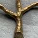 Paire d'appliques en bronze doré Arlus