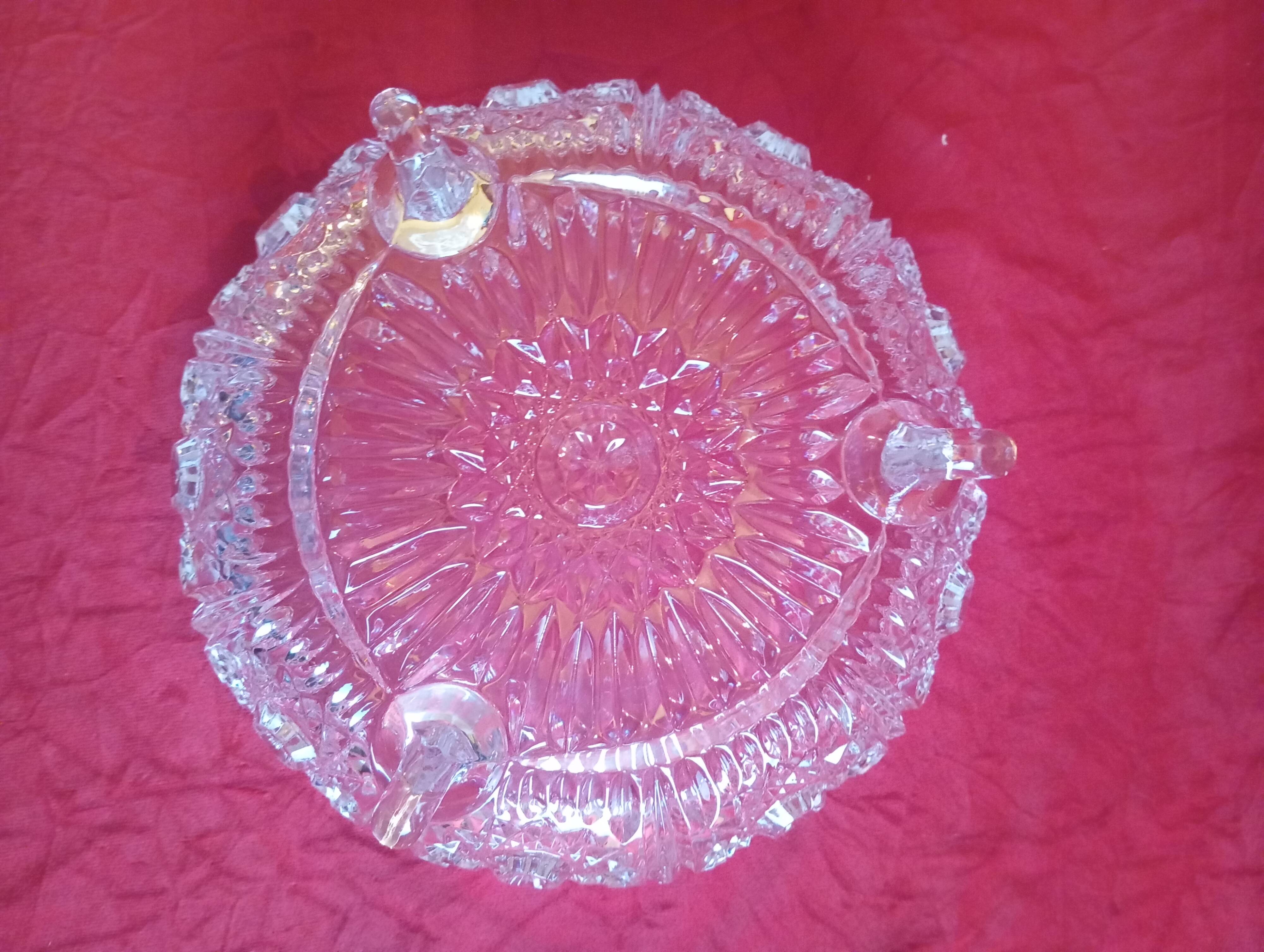 Crystal fruit bowl