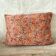 Vintage floral cushion