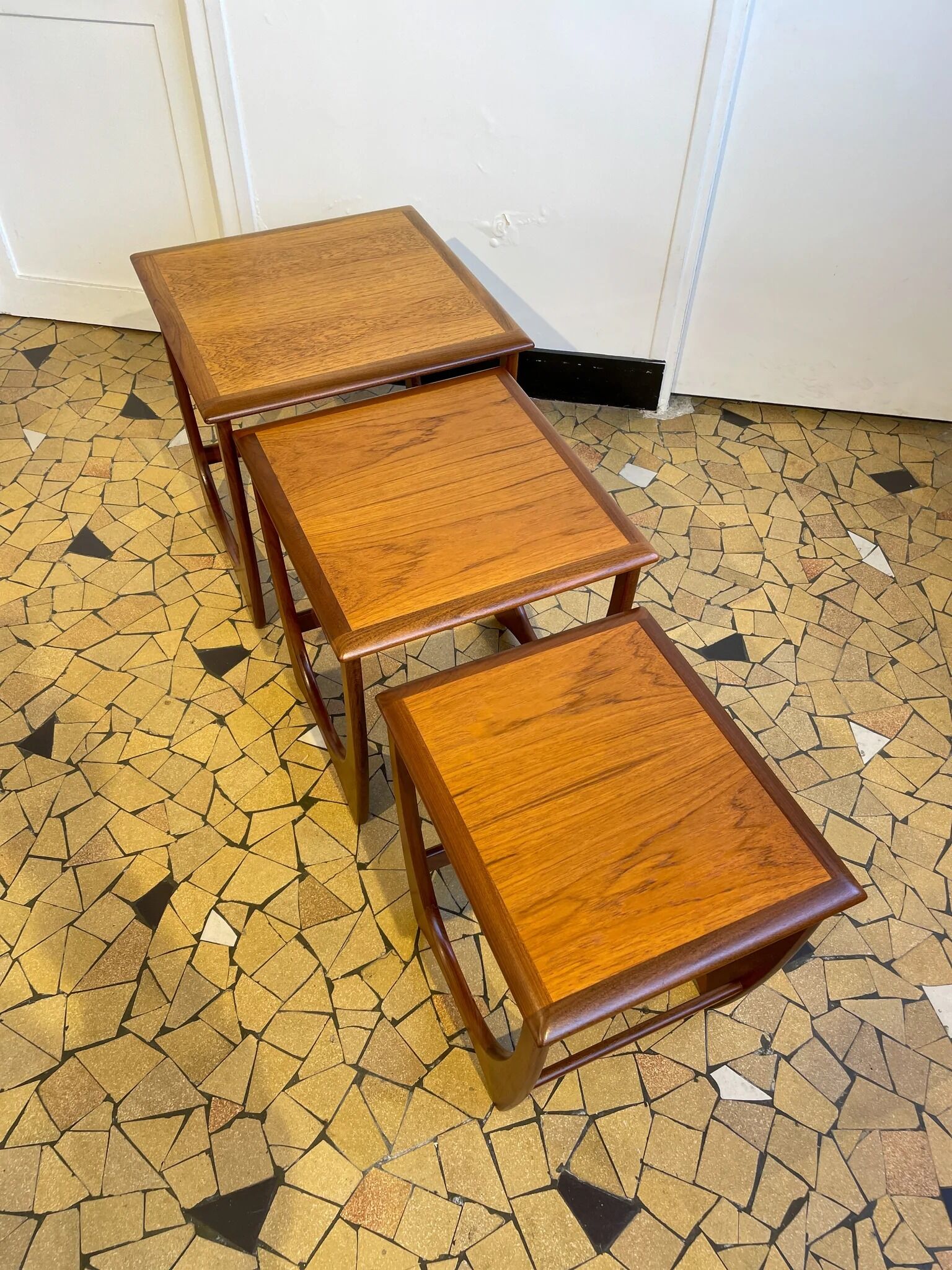 Teak trundle coffee table by Victor Wilkins for G-Plan