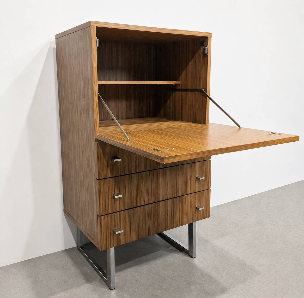 Secrétaire bar vintage Meurop – Belgique, années 60