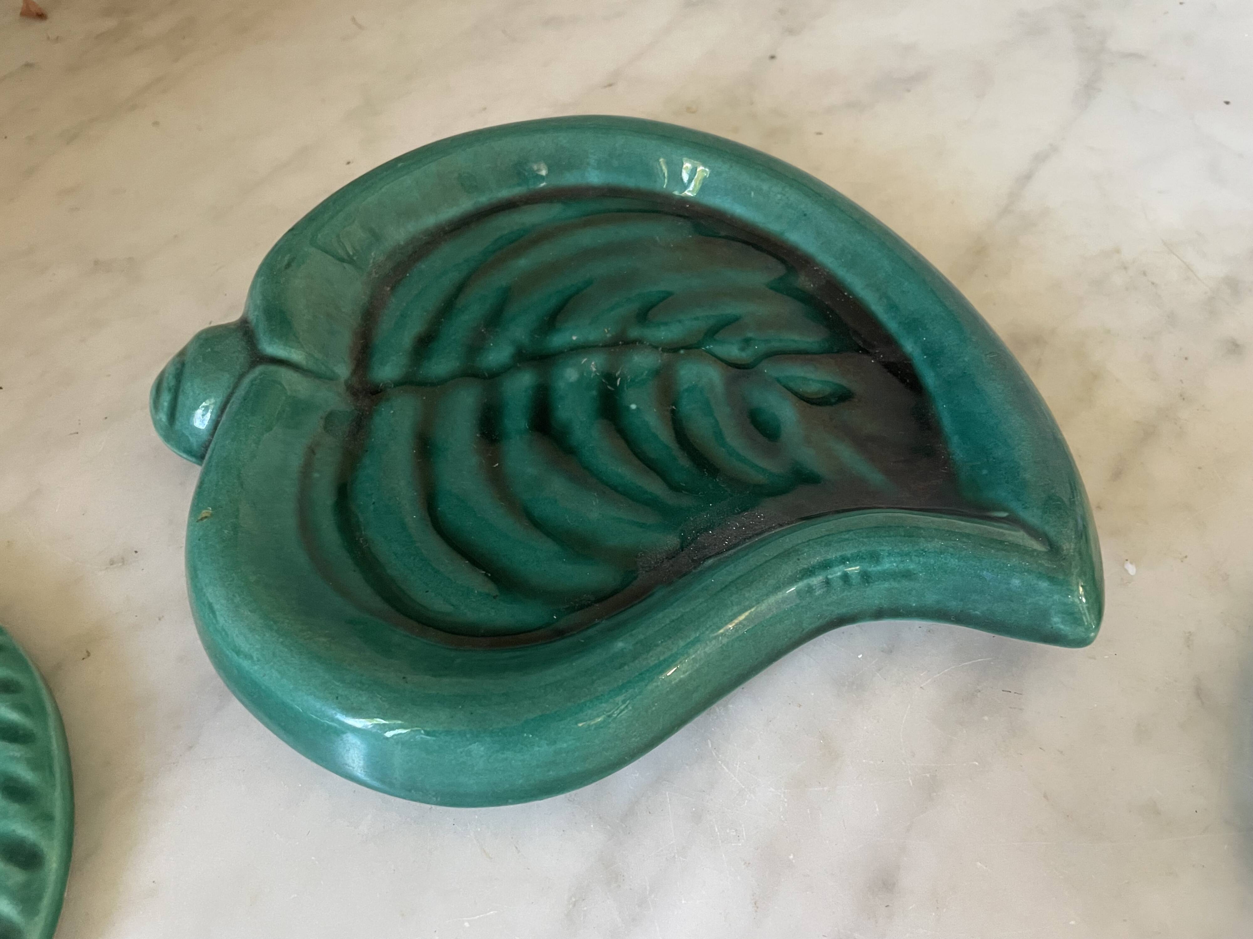 Ensemble de 3 dessous de plat en céramique de Vallauris