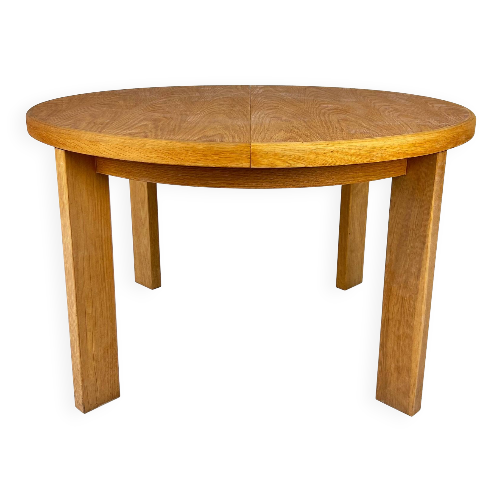 Mid Century Oak Extendable Dining Table, 1960s