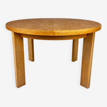 Table de salle à manger extensible vintage en chêne, 1960s