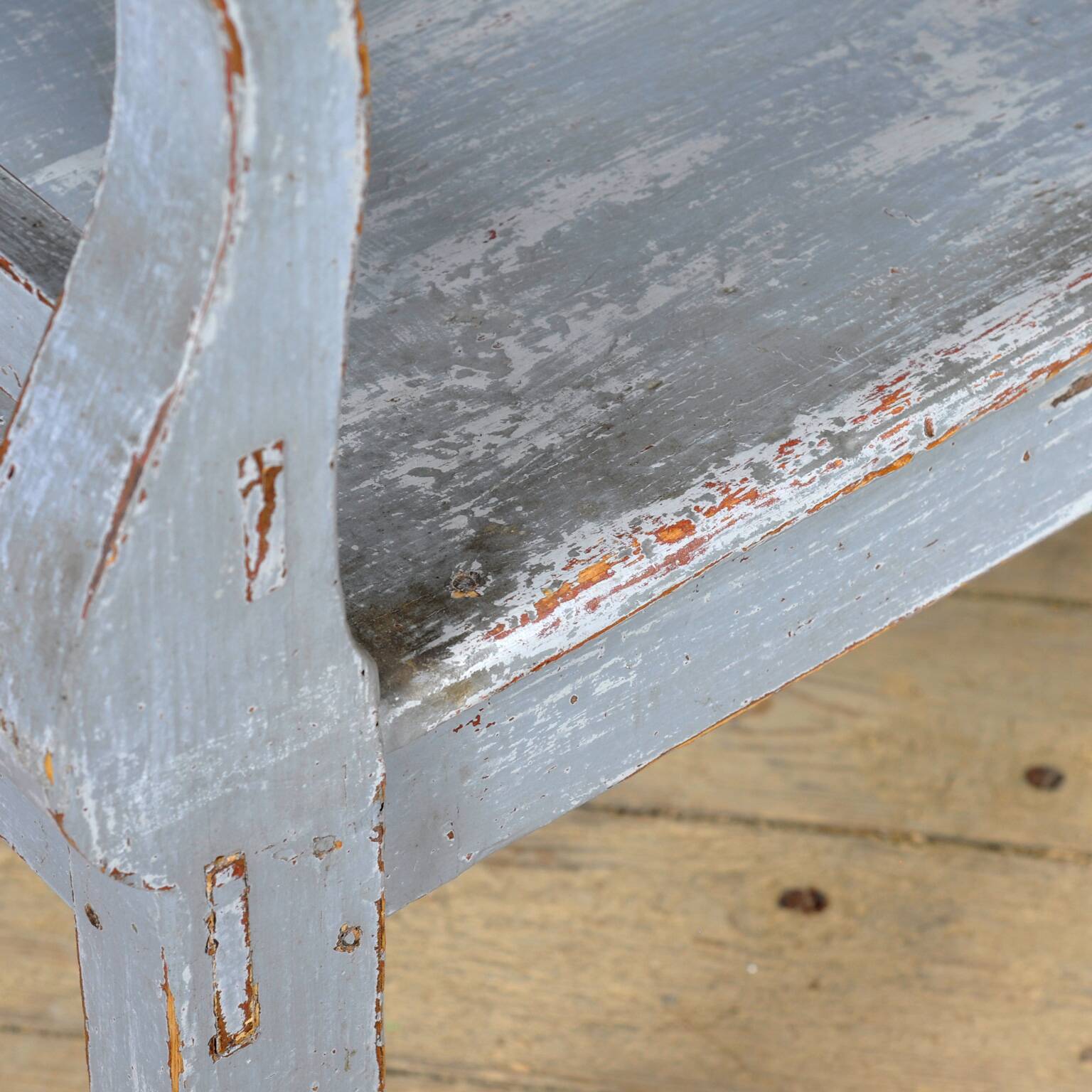 Antique Hungarian pine bench, circa 1900