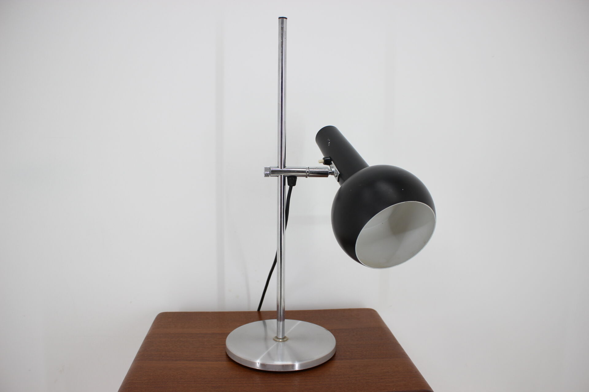 Danish office chrome lamp 1970
