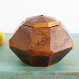 Octagonal art deco wooden box